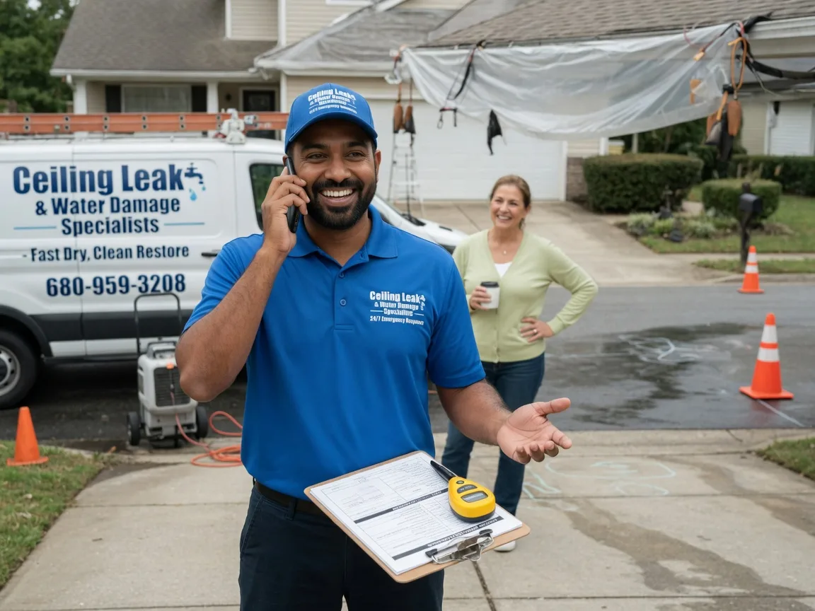 Ceiling Leak Cleanup Mount Enterprise, TX FAQs